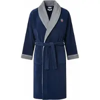 Lambretta - "Luxury AW25" Morgenmantel für Herren (Marine/Blau)