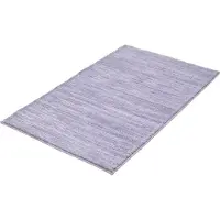 Kleine wolke Badematte "Glow, Badvorleger, Badezimmer Teppich", lila (lavendel), H:14mm, Polyester, Badematten, Badematte, Badteppich, Uni Farben, Streifen Struktur, Hoch-Tief Effekt