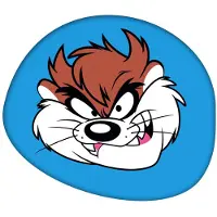 Carbotex The Looney Tunes geformtes Dekokissen 41*33 cm