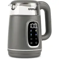 G3ferrari G3 Ferrari Elektrischer Wasserkocher Teezubereiter Glass G10224 1,7L Glas 4 Programme 2200W Grau