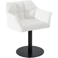 CLP Lounger Damaso weiß/Kunstleder