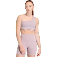 Adidas Damen BH Optime Workout Rib One-Shoulder-BH mit leichtem Halt