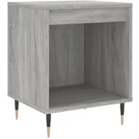 vidaXL Nachttisch Grau Sonoma 40x35x50 cm Holzwerkstoff Modell 3