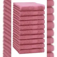 Betz 10 Stück Handtücher PREMIUM 100% Baumwolle Größe 50x100 cm Farbe altrosa