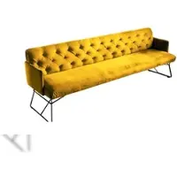 KAWOLA ESSZIMMERBANK CHARME Gelb Velvet