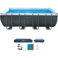Intex Ultra Xtr 549x274x132 Cm Stahl Rechteckiger Aufstellpool Mit Rahmen