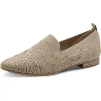 Marco Tozzi Slipper Blockabsatz, Businessschuh Schlupfschuh in veganer Verarbeitung