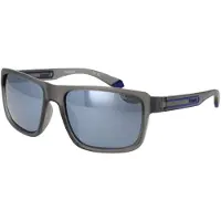 Polaroid PLD 2158/S Herren-Sonnenbrille Vollrand Quadratisch Kunststoff-Gestell, grau