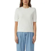 s.Oliver Strickpullover Halbarm-Strick mit Viskose