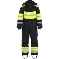 Blakläder Kinder Winter Overall 5215, Farbe:Schwarz/High Vis Gelb, Größe:98/104