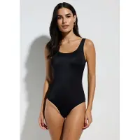 Bonprix Badeanzug mit integrierten Softcups, elastisches Material, Basic Stil