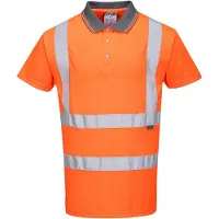 Portwest Warnschutz Poloshirt kurzarm orange RT22 4XL