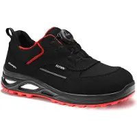 ELTEN Damen-Sicherheitshalbschuh HANNAH XXTL BOA black-red Low ESD S3, Gr. 39