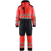 Blakläder Damen High Vis Winter Overall 6726, Farbe:High Vis Rot/Schwarz, Größe:XXXL
