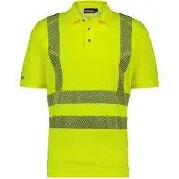 Dassy Brandon Warnschutz UV-Poloshirt - neongelb - XS