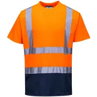 Portwest Warnschutz T-Shirt S378, gelb/marine S378 , 1 Stück, Größe: XXL