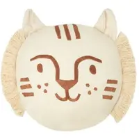 Nobodinoz - Tiger Kissen, 35 x 30 cm, braun / natural