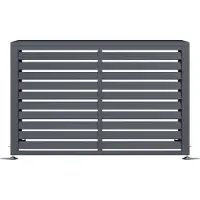 Westmann Boxa M Abdeckung für Wärmepumpe Anthrazit 140x50x92 cm