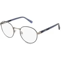 Gant GA3279 Unisex-Brille inkl. Gläser Vollrand Rund Metall-Gestell 50/21/145, blau
