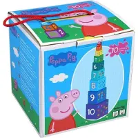 Barbo Toys Peppa Wutz Stapelwürfel, Babyspielzeug