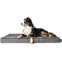 BABOO Orthopädische Hundematte Tirano XL (120 x 70 cm), grau