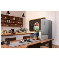 Gorenje HZF33682SED NRK6192AS4 ADVANCED LINE, 304 l, SN-ST, 9 kg/24h, E, Fresh Zone Fach, Grau