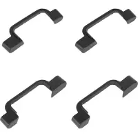 Hailo Fuß-Set in grau mit Softgrip für Klapptritt D60 und Step-ke/L90