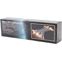 Linder Exclusiv GmbH LEX 50er LED Lichterkette für den Innenbereich, transparent, 7,5 m