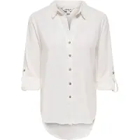 ONLY Hemd Goa 15363991 Weiß Loose Fit