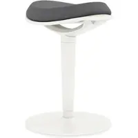 MODFU Bürohocker ergonomisch höhenverstellbar Grau 72x41x35 cm Mesh Sitzfläche mit 5 Grad Neigung rutschfestem Fuß für aktives Sitzen