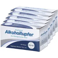 Param Alkoholtupfer 5x 5x100 St Tupfer