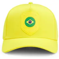 BOSS Logo-Cap aus glänzendem Twill mit Landesflaggen-Badge Grösse ONESI