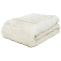 Gozze Wohndecke "Schneefuchs", mit Kunstfell, Kuscheldecke