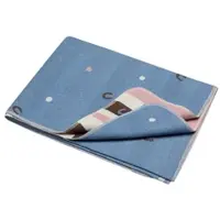 David Fussenegger Babydecke David Fussenegger Juwel Horseshoe Allover Blau-100 x 140 cm