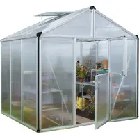 Pergart Vitavia, Aktionsangebot (inkl. 100 Euro Zubehör): Gewächshaus "Zeus 6200", aluminium eloxiert, 6,2 m², 10 mm HKP