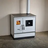 Haas & sohn Haas+Sohn Dauerbrandherd HSH 81 - Weiß / oben und seitlich rechts
