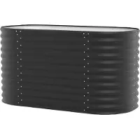 Pergart Vitavia Hochbeet "Terra 858" schwarz 86 cm Modell "Basic"