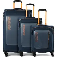 American Tourister Aktivus 4 Rollen Kofferset 3-teilig mit Dehnfalte