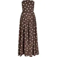 Apricot Jumpsuit Damen Baumwolle braun gepunktet, 38 835811-0001-00380