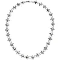 Liebeskind berlin Halskette - Edelstahl Spikes - Gr. unisize - in Silber - für Damen