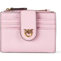 Pinko Leder Geldbörse Multi Purpose Wallet Light Pink + Antique Gold rosa