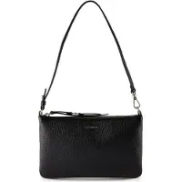 Coccinelle Elegante Schwarze Damenhandtasche mit Abnehmbarem Schulterriemen