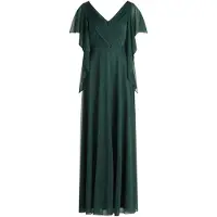 Vera Mont Abendkleid im Glitzer-Look in Green/Grey | Gr.: 42