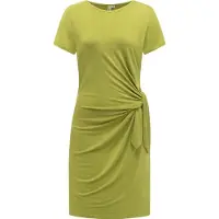 Ragwear Shirtkleid "Shirtkleid Knotta", Damen, Gr. M, N-Gr, grün (pistachio26), Obermaterial: 95% Viskose CV. 5% Elasthan EL., Kleider Shirtkleid