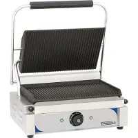 Casselin Panini Grill mit gerippelten Platten 2200W