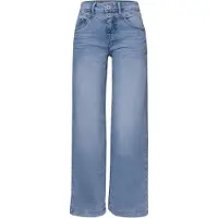 Street One High-waist-Jeans "Style Emee" mit weitem Bein und Viskose mit Stretch