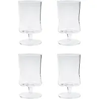 House Doctor HHouse Doctor - Sand Weinglas, H13,2 cm, klar (4er-Set)