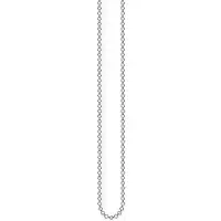 Thomas Sabo Collierkettchen "Ankerkettengliederung, 1,0 mm breit" Gr. 42, silber (silberfarben), Halsketten, Damen, 42, Silber 925 (recycelt), Collierkettchen