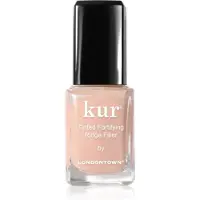 Londontown Kur Tinted Fortifying Ridge Filler glättende für trockene und zerbrechliche Nägel Farbton Apricot Beige 12 ml