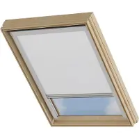 Cocoon Dachfensterrollo Weiss - Verdunklung - Kompatibel mit VELUX